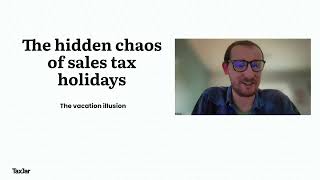 The hidden chaos of sales tax holidays