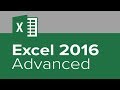 Excel 2016 Advanced