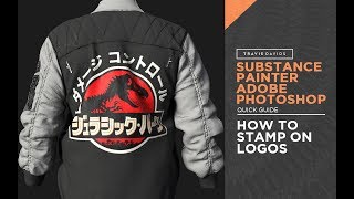 Substance Painter, Adobe Photoshop  How To Stamp On Logos