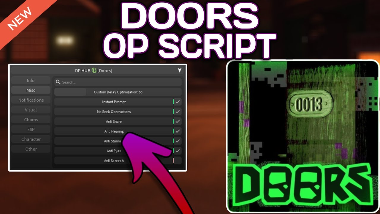 [NEW] DOORS OP Script (2025) PASTEBIN - Anti Mobs | Notifications | ESP ...