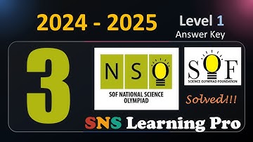 | Class 3 | NSO | 2024 - 2025 Answers | Level 1 | SOF | Olympiad | Previous paper | 2026 Learning