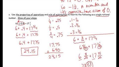 Answer Key Video Practice Test G7M2 Topic A