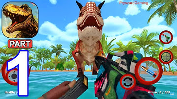 Dinosaur Bloody Island - Gameplay Walkthrough Part 1 Levels 1-7 (Android,iOS)