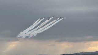 RED ARROWS: Jets put on a show at Exeter