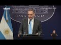 Adorni: "Estamos muy emocionados con posibilidad de que el Papa venga al país en segundo semestre"