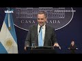 Adorni: "Estamos muy emocionados con posibilidad de que el Papa venga al país en segundo semestre"