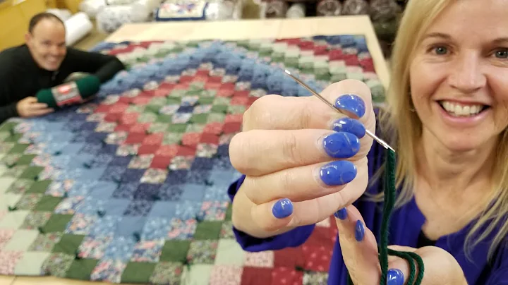 How to HAND-TIE Your Quilt AT HOME With Matt and D...