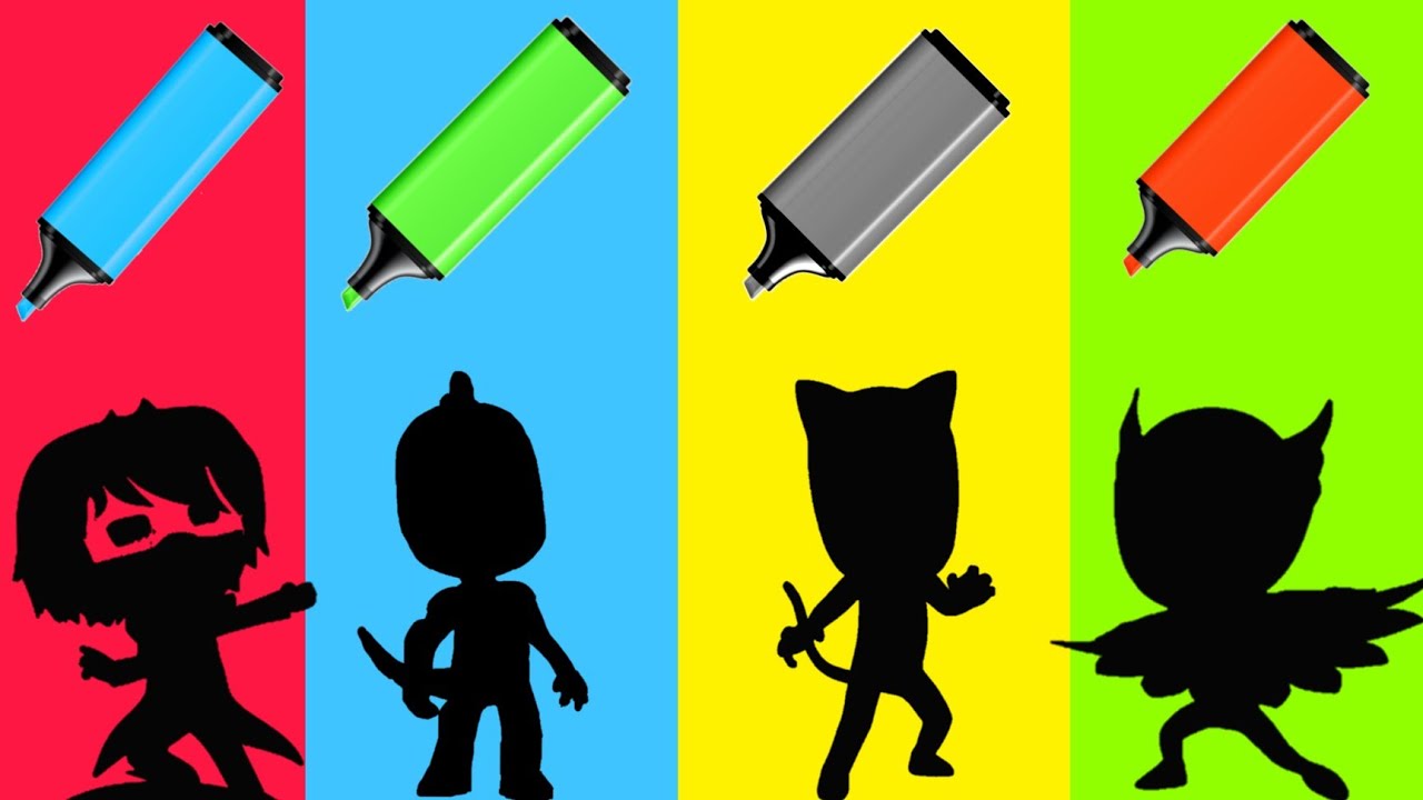 WRONG COLORS CUTE PJ MASKS SURPRISE PUZZLE WRONG MASKS videos For