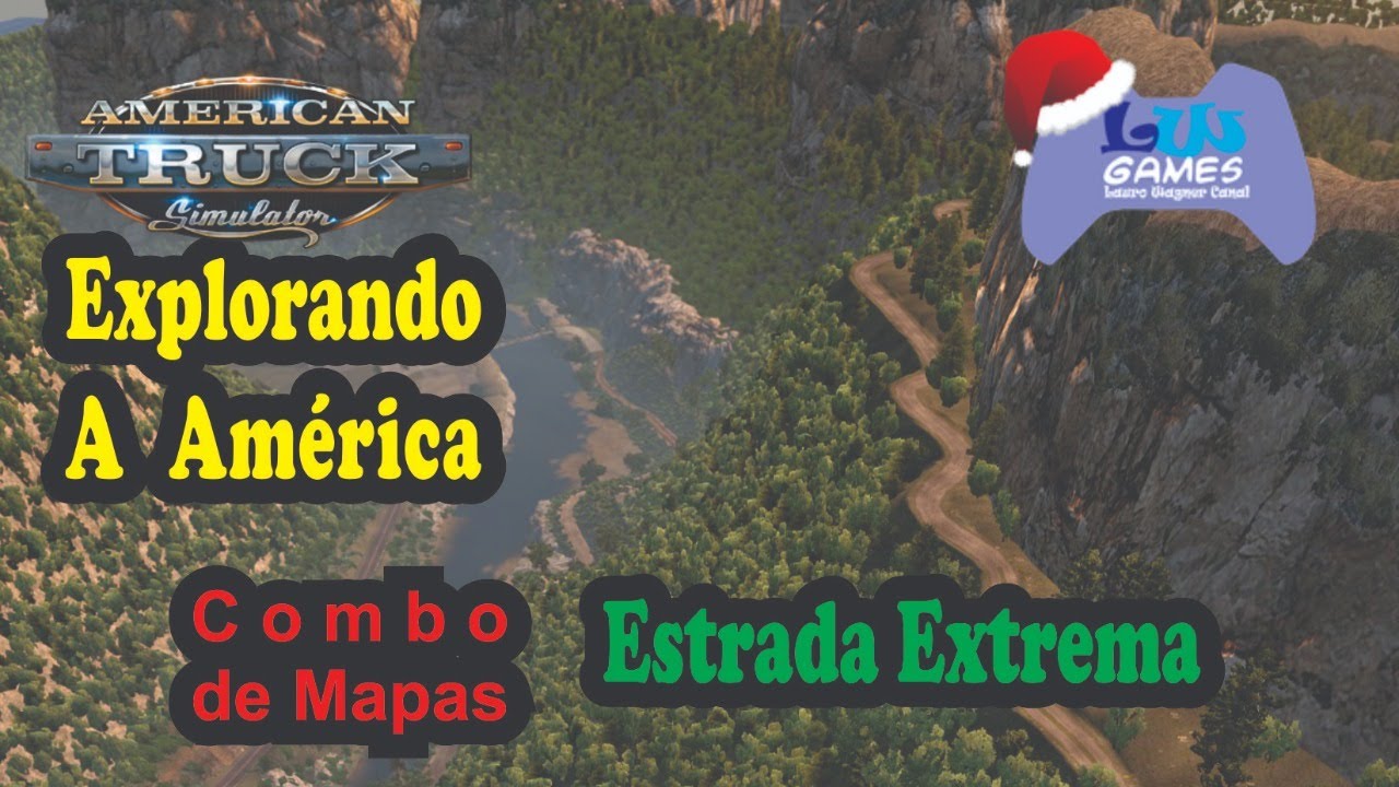 Explorando a América - Combos de Mapas ATS 1.36 - YouTube