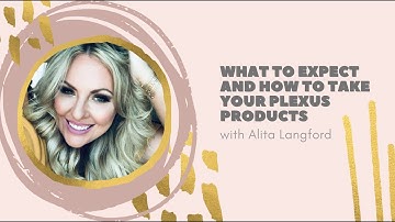 What to expect and HOW to take your Plexus products !