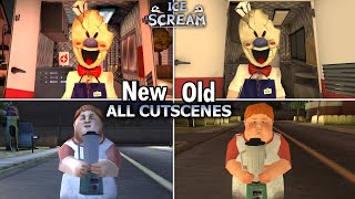 Ice Scream 1 Improved Update! All Cutscenes New vs Old