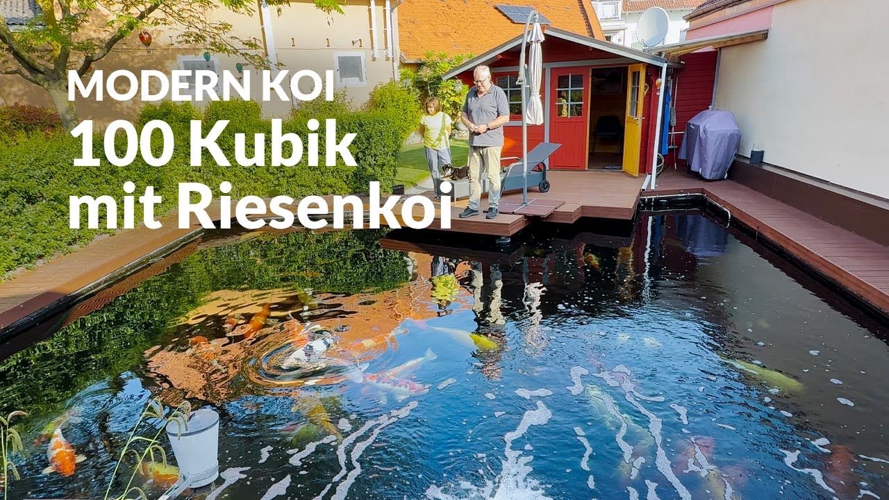 Beatrix und Bennos Jumbokoiteich | Modern Koi Blog #7513