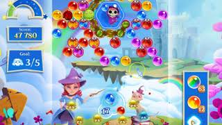 Bubble Witch 2 Saga Level 1790 with no booster & 7 bubbles left