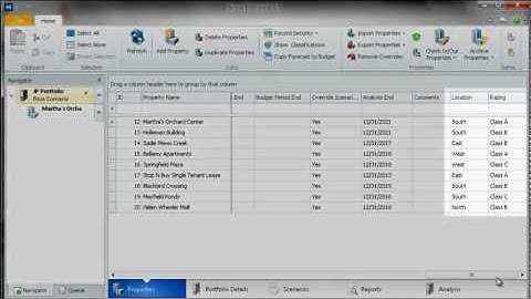 Sort, Report, & Batch Update Properties Using Classifications in ARGUS Enterprise