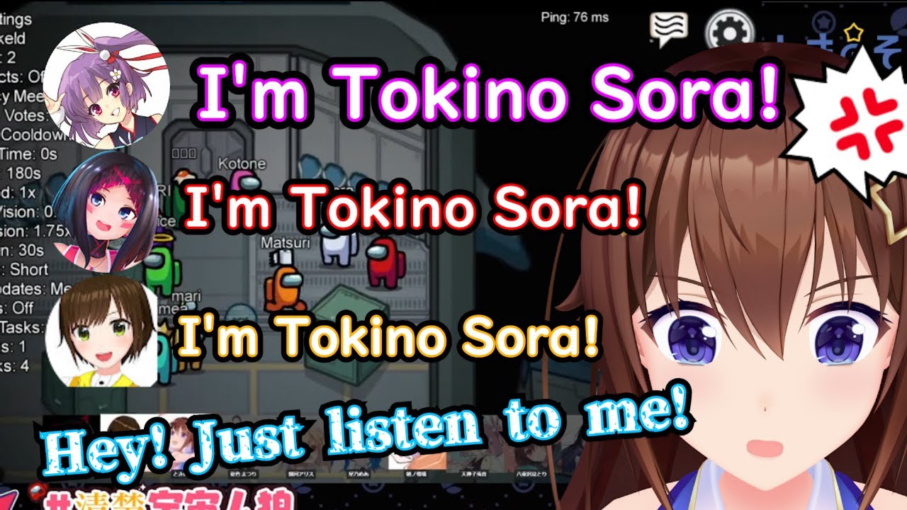 Unusually angry Sora-chan - Tokino Sora - Azki - Tenjin Kotone【 Hololive ▷ Eng sub】
