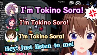 Unusually angry Sora-chan - Tokino Sora - Azki - Tenjin Kotone【 Hololive ▷ Eng sub】