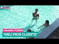 Em conversa na piscina, Carol relembra como foi o seu início de carreira | Power Couple