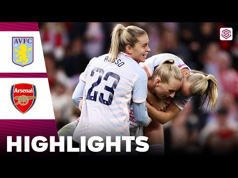 Arsenal vs Aston Villa | What a Game | Highlights | FA Women&#39;s Super League 24-03-2024