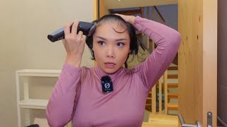 Shaving my head as a FEMALE + ASIAN (rare)