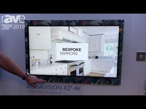 ISE 2019: Aquavision Shows the Updated Frameless TV Units With Custom Glass Printing