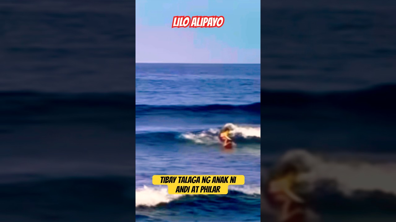 ANDI EIGENMANN daughter LILO ALIPAYO kasali sa surfing competition sa SIARGAO 