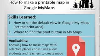 How to print a map in Google My Maps. YouTube