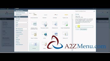 Create Survey in SharePoint 2010