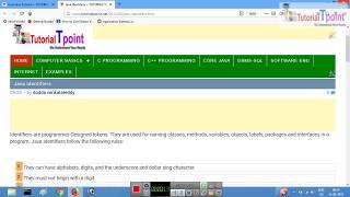 java identifiers 07 Java Identifiers Dtslearninginsights