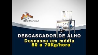 Descascador De Alho Dcai-50 Teste Com Alho