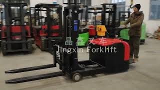 Jingxin Electric Stacker Trucks | Counter Weight Electric Stacker, Full Electric Reach Stacker