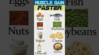 8 Foods to Muscle Gain Faster #musclebuilding #musclegain #musclegaindiet #musclegym  #bodybuilding