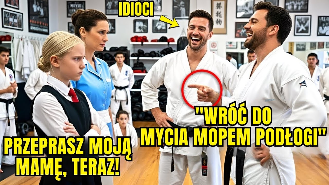 Czarny pas poprosił córkę pokojówki o walkę dla żartu – jej pierwszy cios zszokował całą siłownię