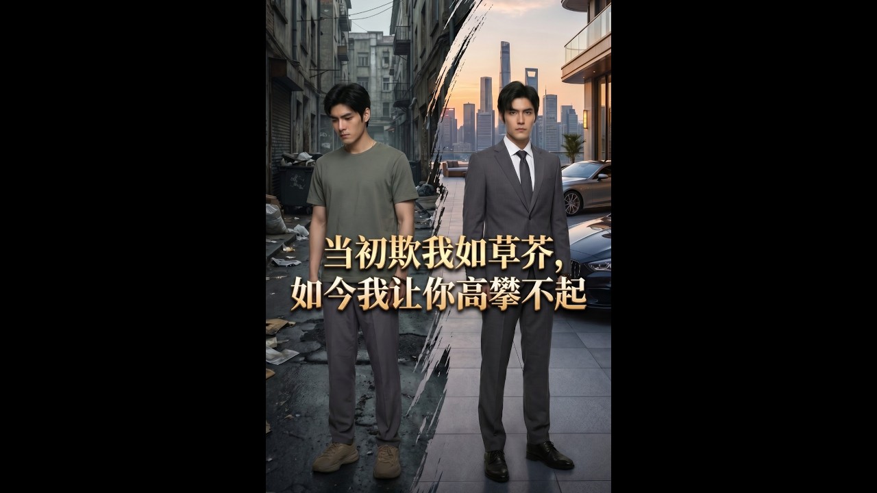 【一口气看完】《当初欺我如草芥，如今我让你高攀不起》#短剧 #AI短剧 #逆袭 #drama #爽剧 #鲨鱼先生