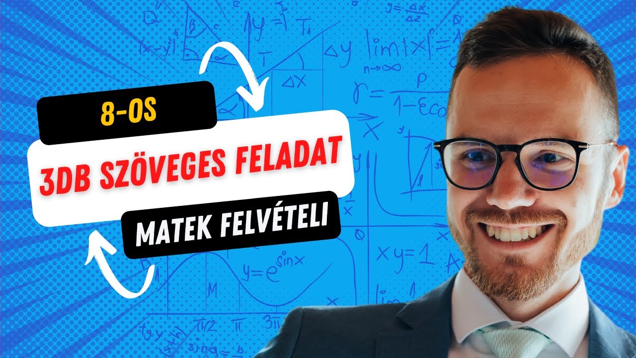 Szöveges feladat megoldások | matek felvételi feladatok 8. osztály | TikTok LIVE 2022.01.20.