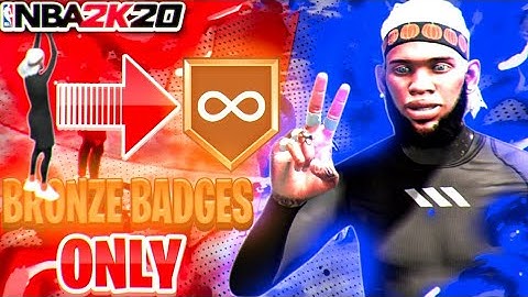 i decided to use ALL BRONZE BADGES in NBA 2K20 as a LEGEND and this happened...