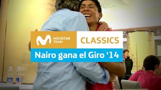 Giro de Italia 2014: El día más feliz de Nairo Quintana y Movistar Team