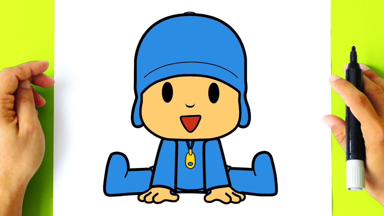 COMO DESENHAR O POCOYO /// HOW TO DRAW POCOYO 