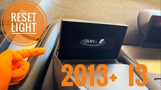 BMW 2013+ i3 Service light reset i01
