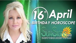 April 16th Zodiac Horoscope Birthday Personality - Aries - Part 1