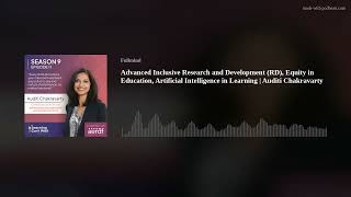 Advanced Inclusive Research and Development (RD), Equity in Education, Artificial Intelligence in Le