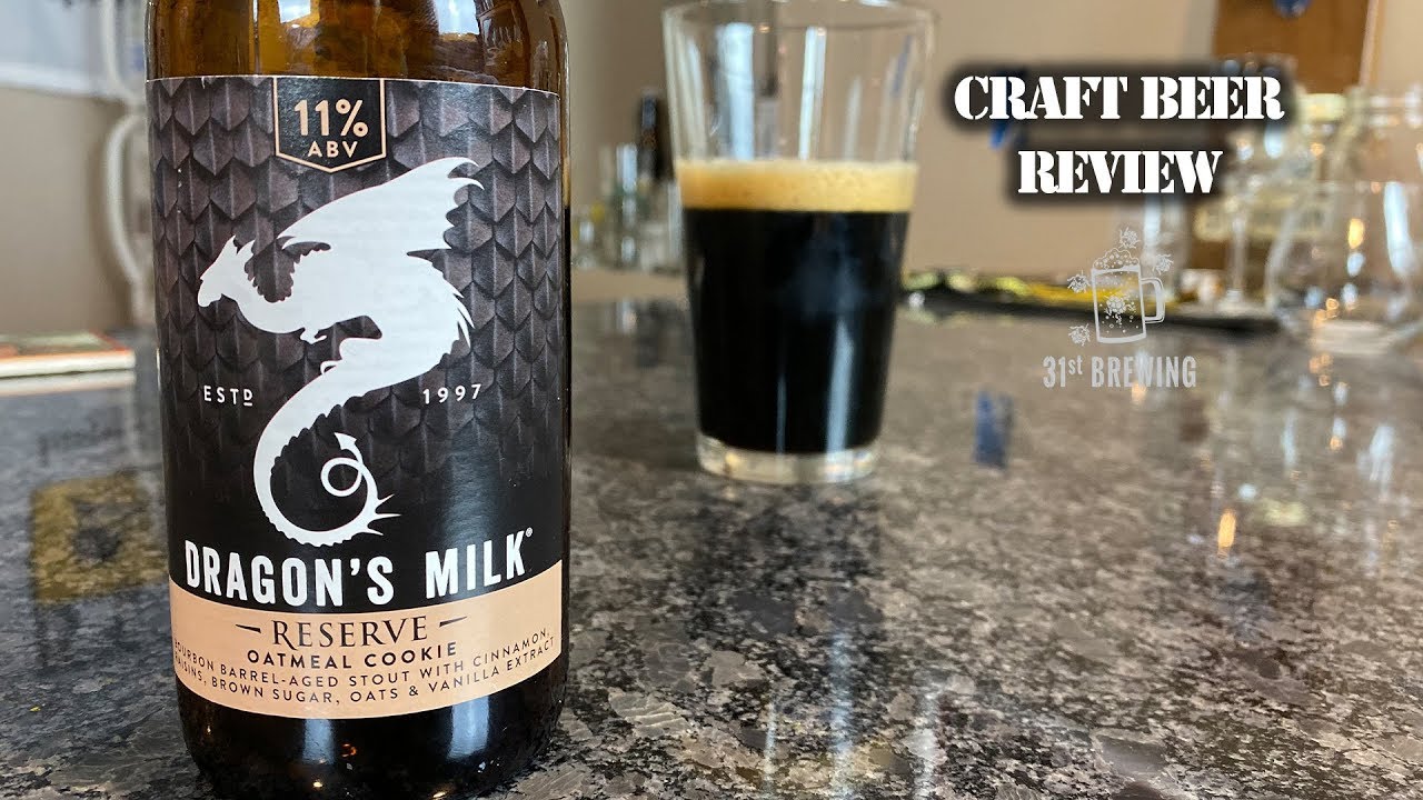 New Holland Dragon S Milk Reserve Oatmeal Cookie Craft Beer Review Youtube