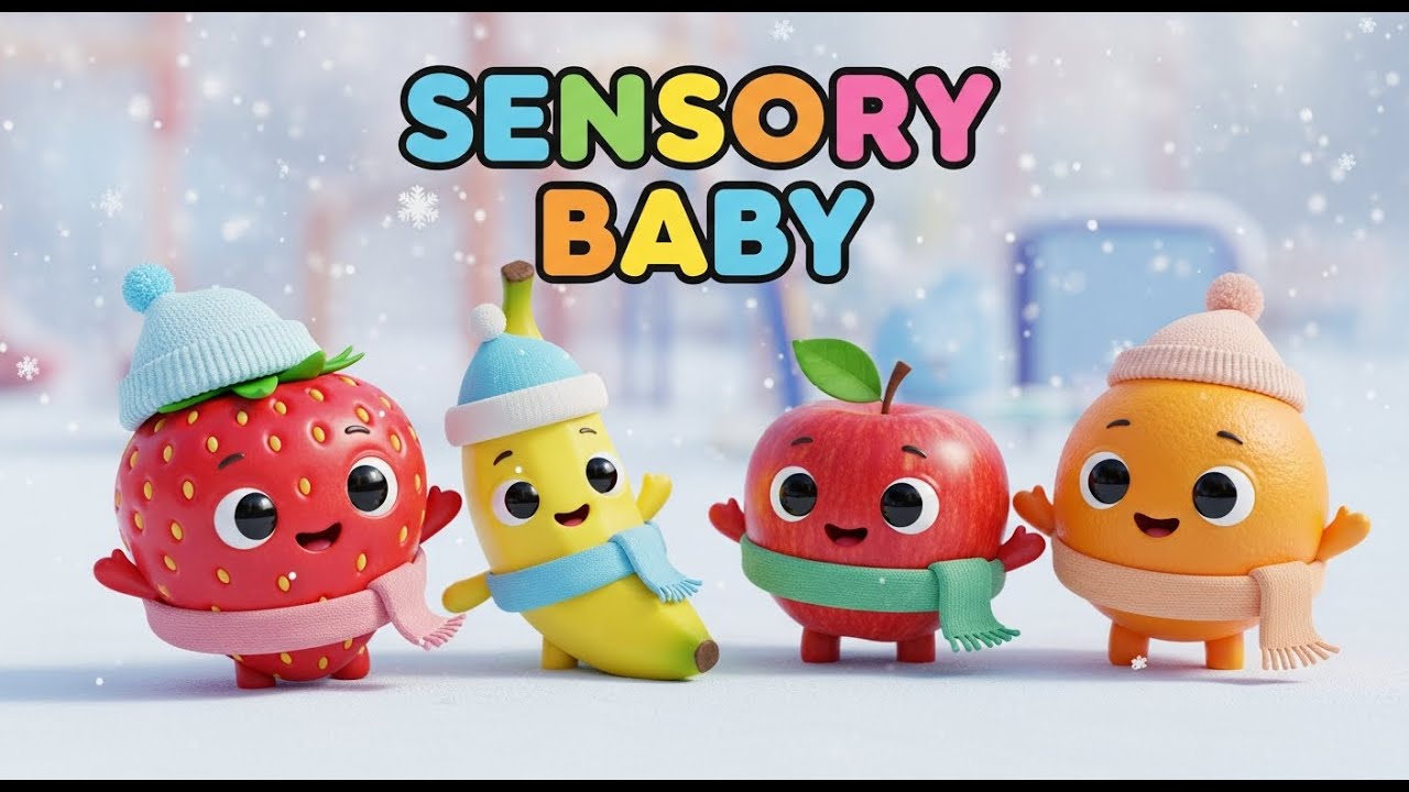 Sweet Baby Sensory World 🍎 Colorful Music and Happy Playtime 🍎