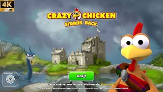 Crazy Chicken: Strikes Back (2016) (PC) - Gameplay (4K 60FPS) screenshot 4