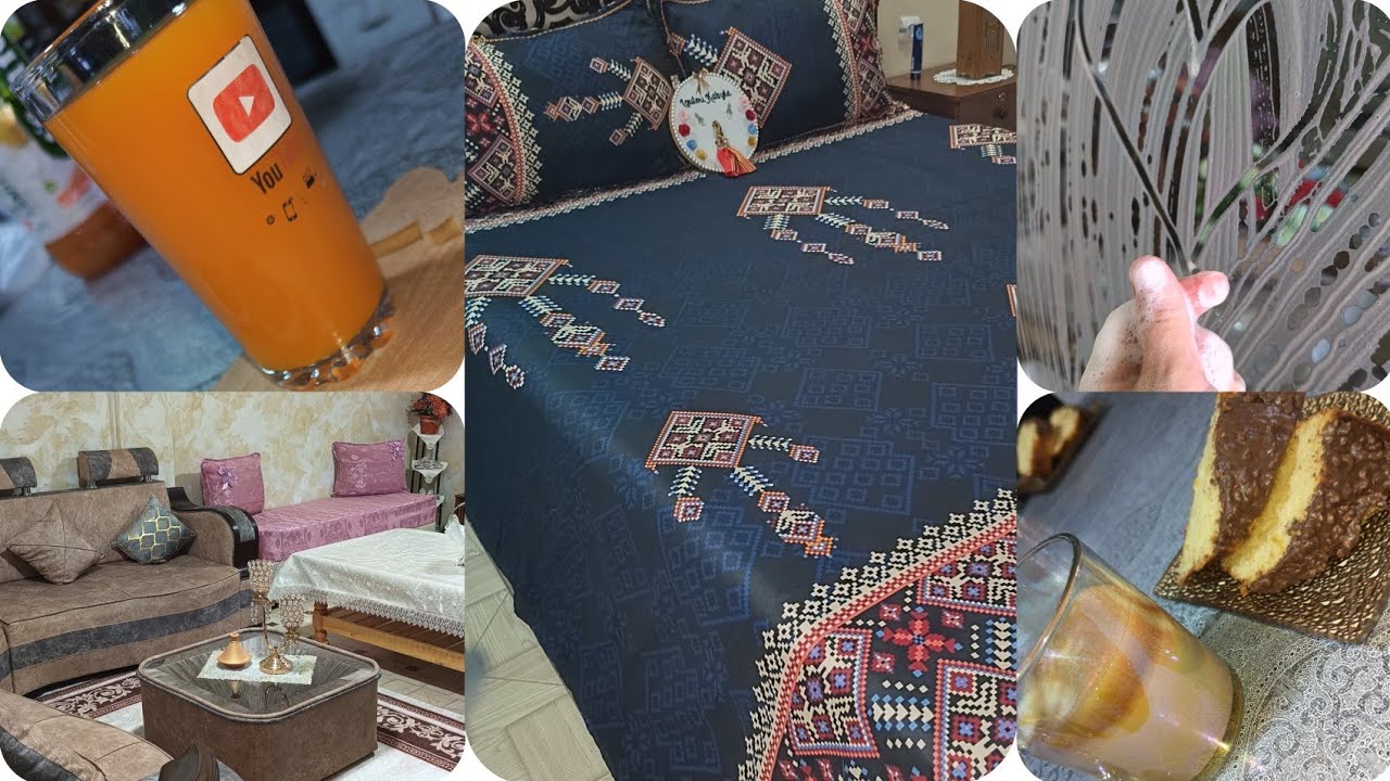 خيط جهازي بيدي🥰 حملت تنظيف انا و مرت خويا 🤪❣️ روتين متنوع 🫣 واش خلات جداتي❤️‍🩹