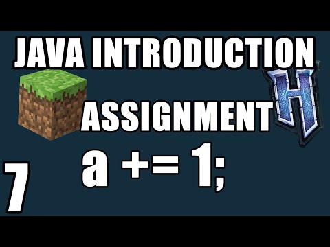 Java: Assignment Operators | Java Introduction for Minecraft Modding
