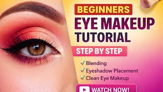 “Soft Peachy Glam Eye Makeup | Easy Eye Makeup Tutorial For Beginners” @Glow_With_Atifa