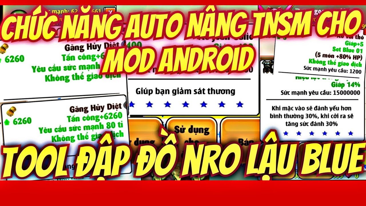 NRO Blue Bản Mod Tự Động Cộng Tiềm Năng- Tool Hack Mod... - youtube