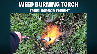 I Test This Powerful Weed Burning Torch From Harbor Freight