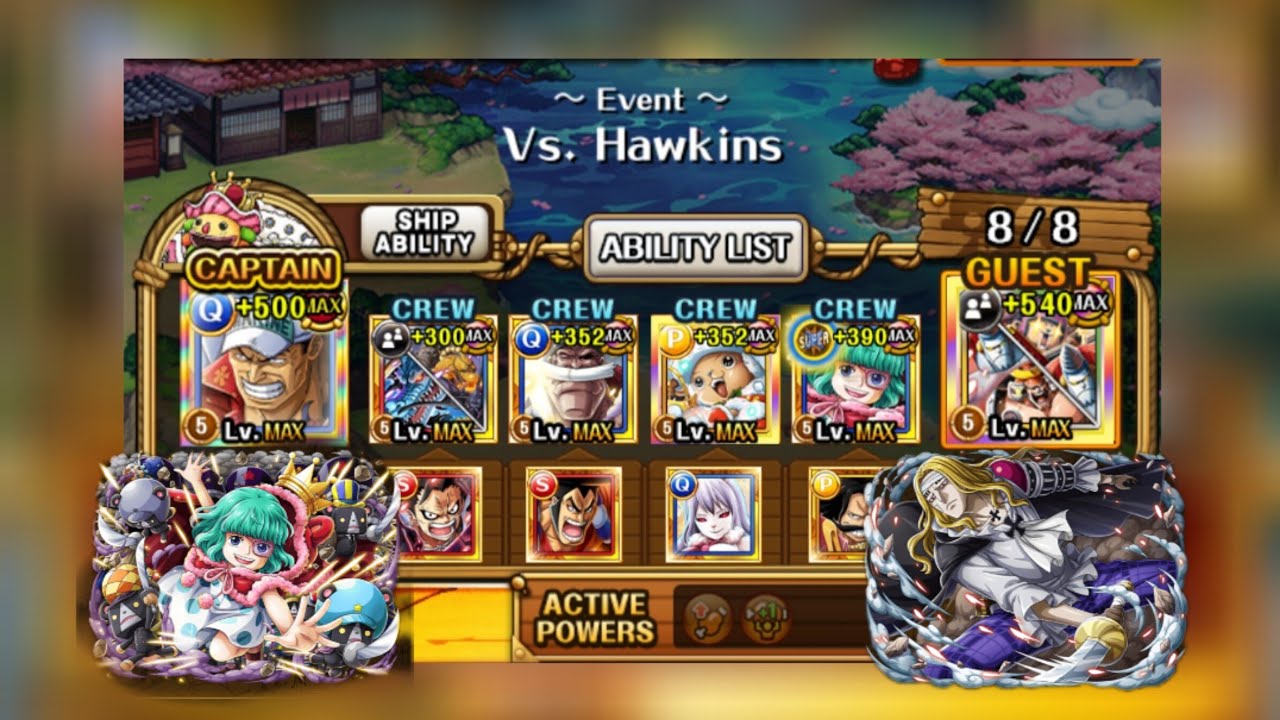 [OPTC] Arena Event Vs. Hawkins 12* By Sugar Easy!! YouTube