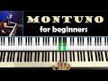 Latin piano lesson  how to play easy montuno